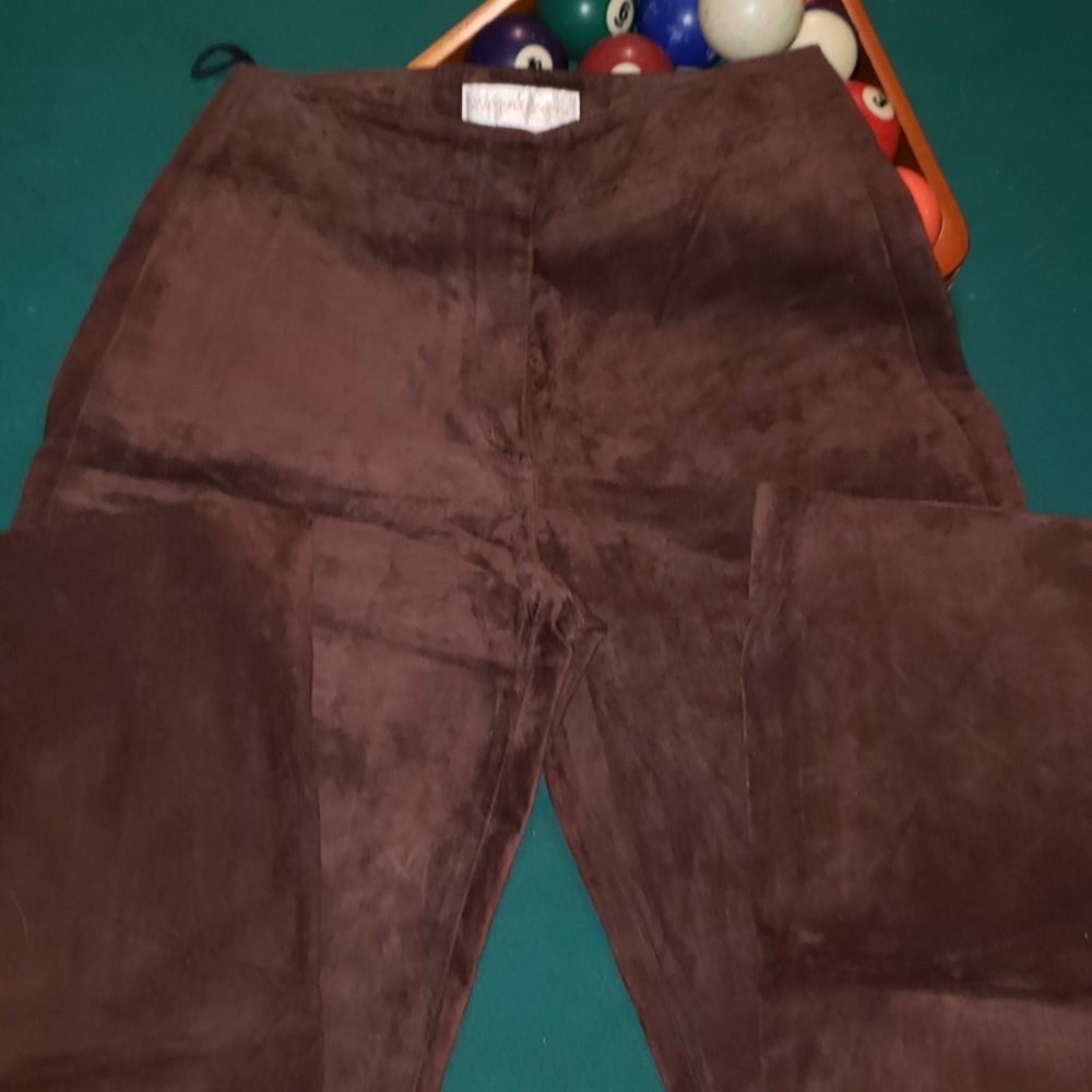 SUEDE LEATHER PANTS 6